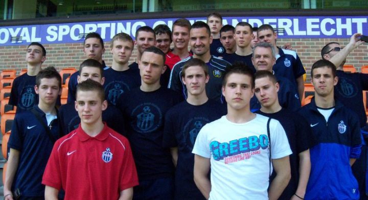 Uczniowie SMS podczas sptkania z Marcinem Wasilewskim, kwiecień 2011 r.
